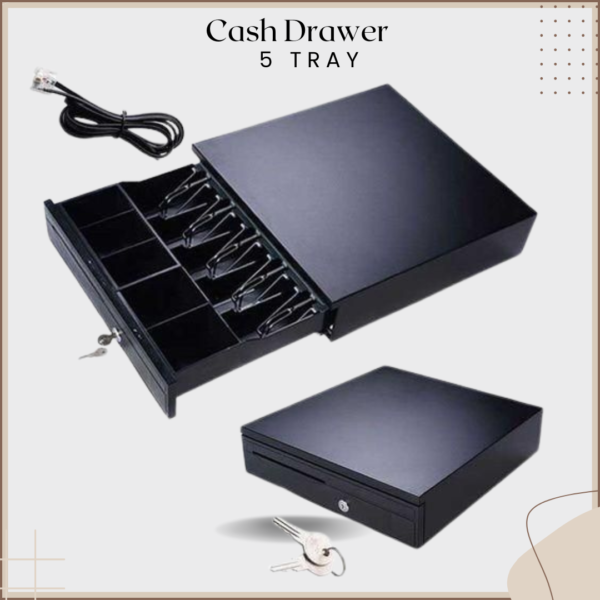 CASH DRAWER 5 TRAY
