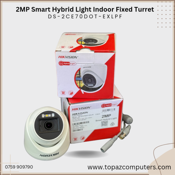 2MP Smart Hybrid Light Indoor Fixed Turret Camera

DS-2CE70DOT-EXLPF