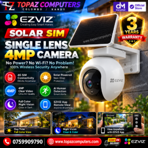 EZVIZ HB8 4G Solar Battery Camera Sri Lanka