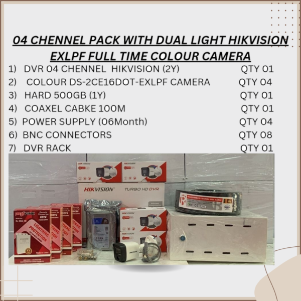 04 CHENNEL PACK DUAL LIGHT