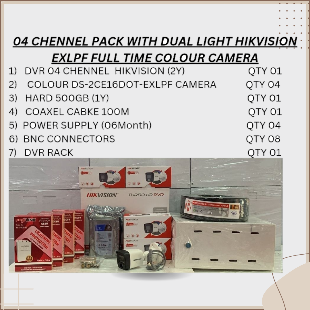 04 CHENNEL PACK DUAL LIGHT