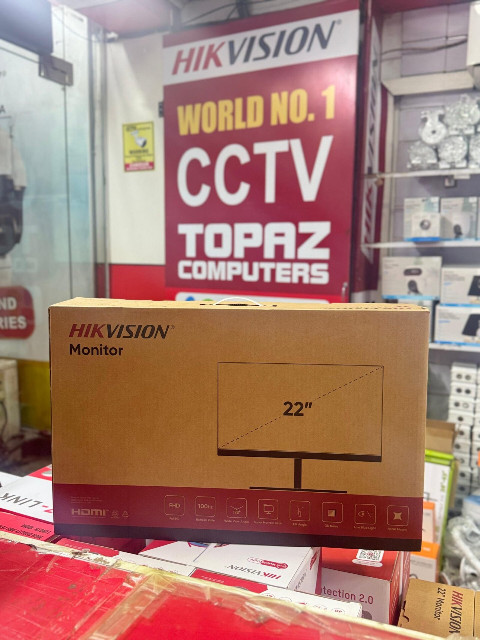 HIKVISION MONITOR 22 inch Franless (2Year warrenty) - Image 2