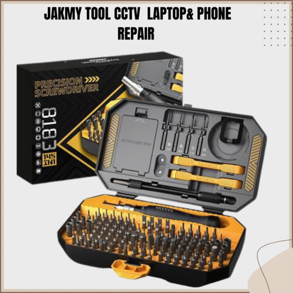 TOOL KIT JAKMY ORIGINAL
(SUITABLE CCTV ,PHONE & LAPTOP REPAIR)
