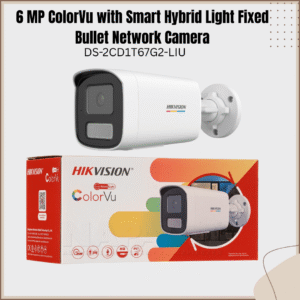 6MP ColourVu Smart hybrid Light fixed Bullet network Camera