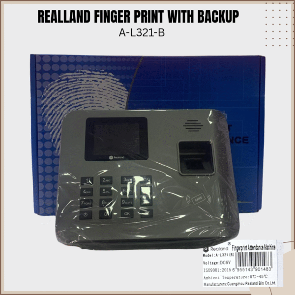 Realand finger print withbackup