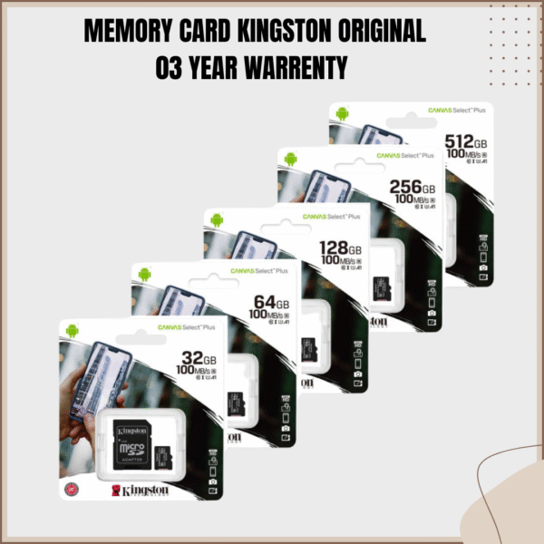MEMORY CARD KINGSTON ORIGINAL (03YEAR WARRENTY)