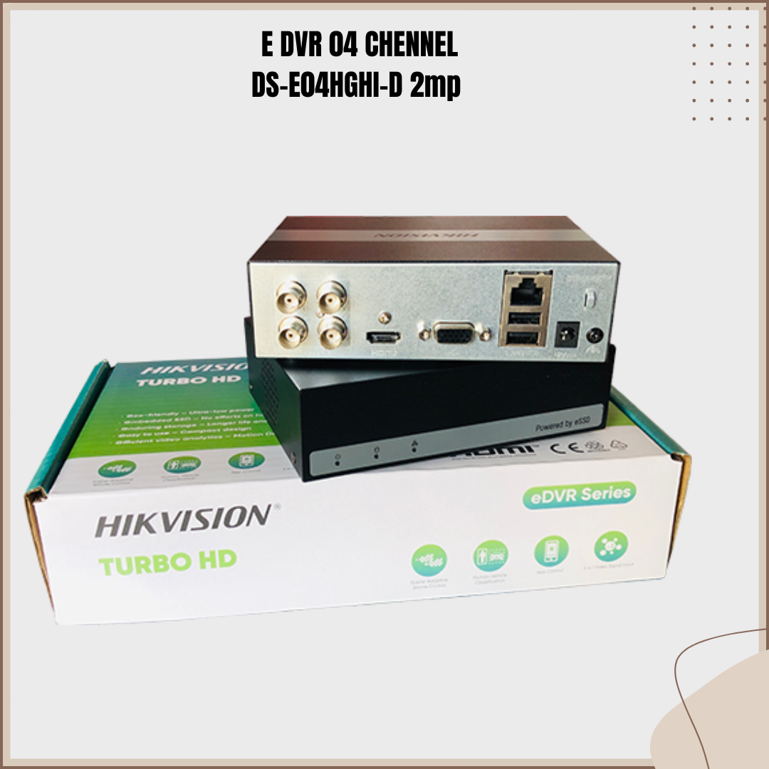 E DVR 04 CHENNEL HIKVISION
