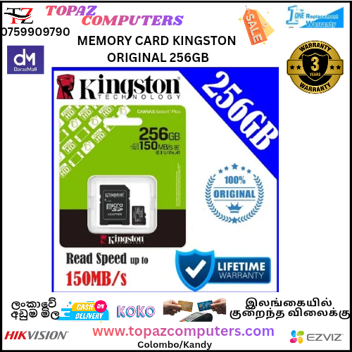 MEMORY CARD KINGSTON ORIGINAL (03YEAR WARRENTY) - Image 3