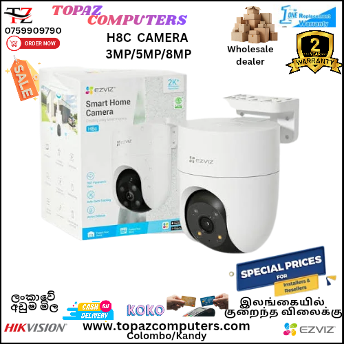 H8C OUTDOOR WIFI CAMERA 3MP/5MP/8MP 360 ROTATABLE CAMERA