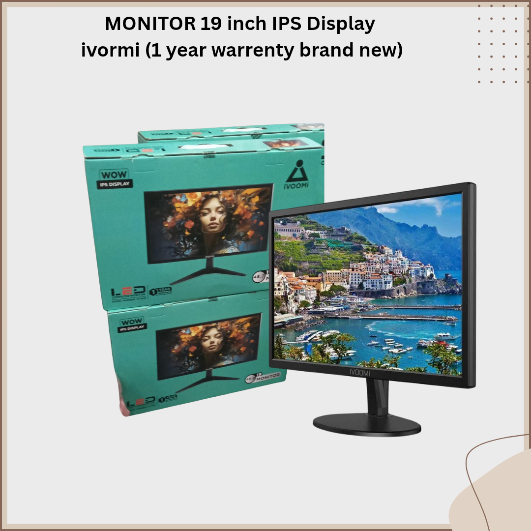 MONITOR 19 INCH 1 Y WARRENTY IPS IVOOMI