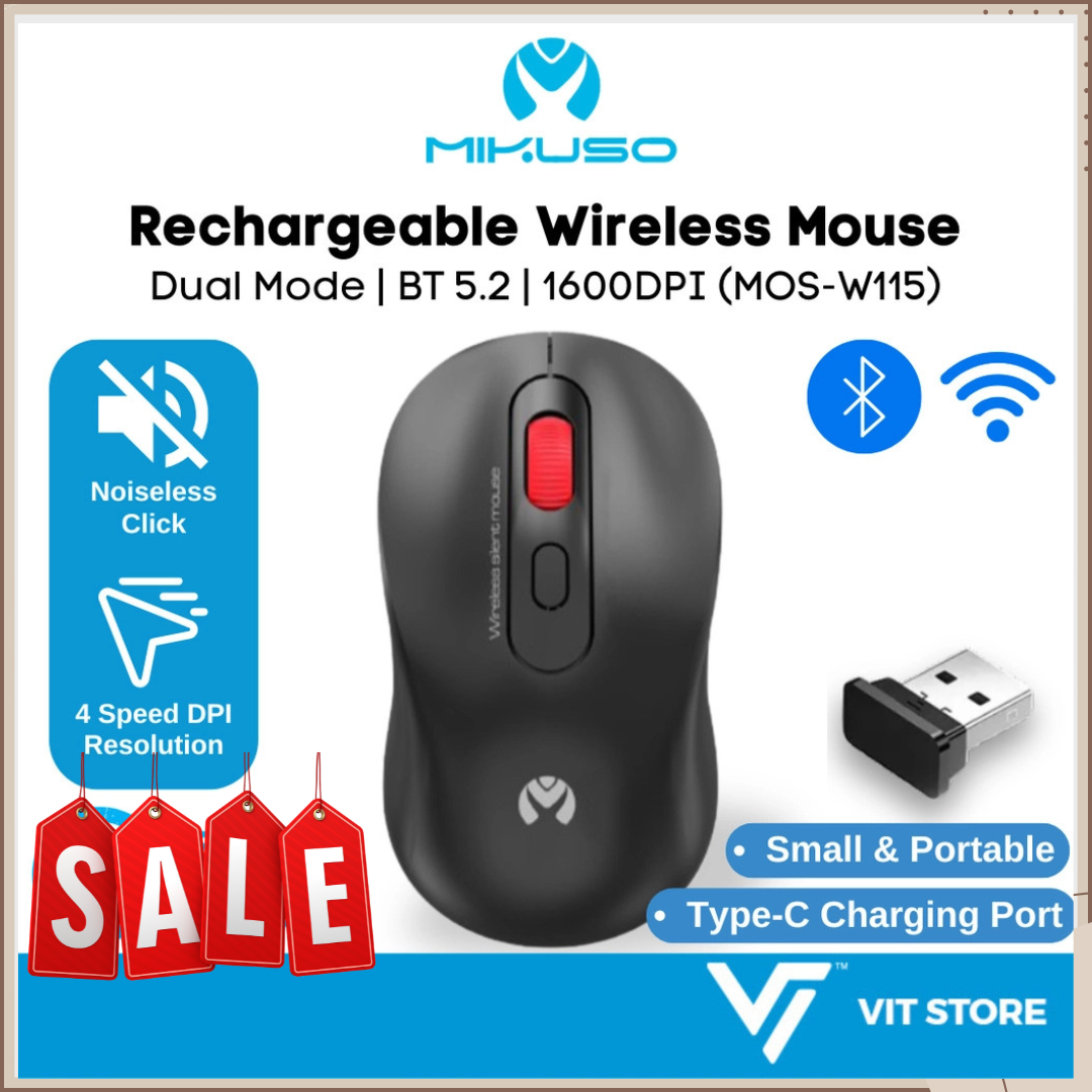 Wireless rechargeable Bluetooth mouse