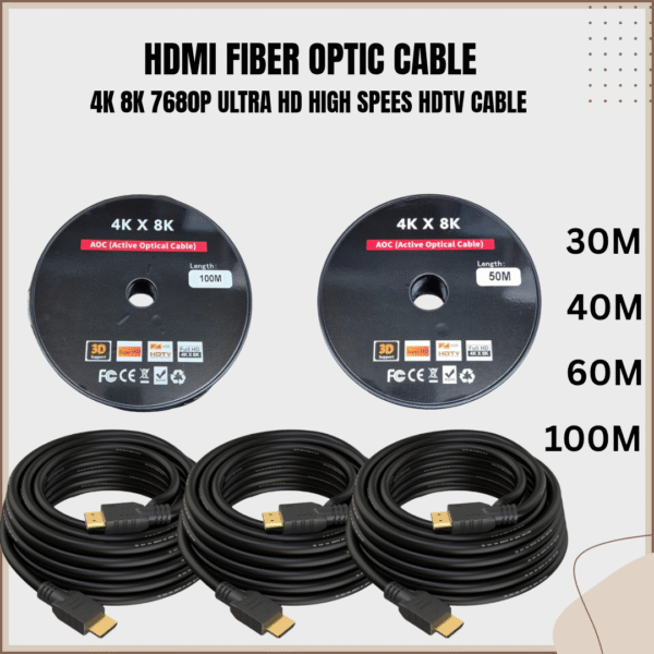HDMI FIBER OPTICAL HDMI CABLE ULTRAHD HD 4K*8K