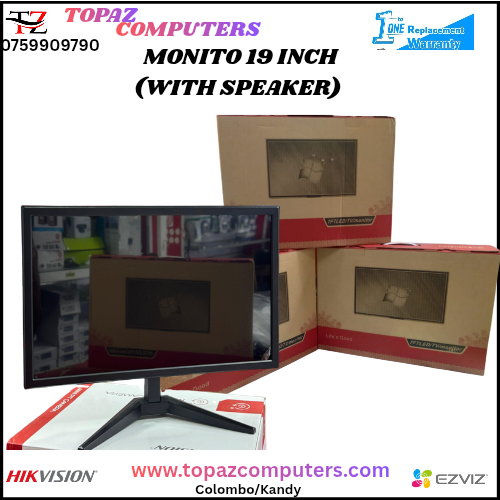 MONITOR 19 INCH 1 Y WARRENTY (with mic)