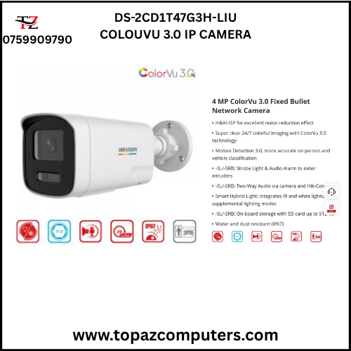 DS-2CE1T47G3H-LIU
COLOBU 3.0 BULLET