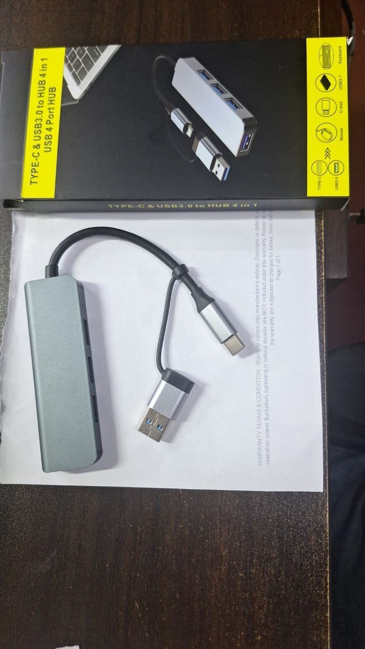 TYPE-C & USB 3.0 HUB 4 IN 1 USB HUB - Image 3