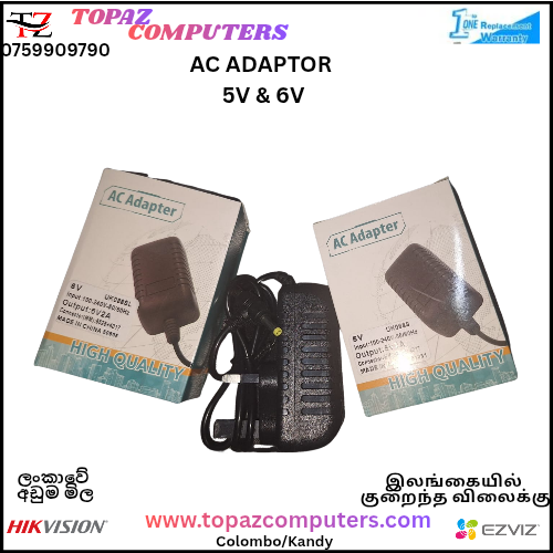 AC ADAPTOR 5V & 6V
