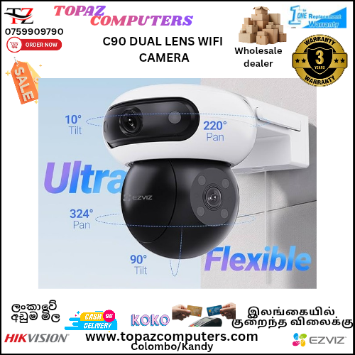 C90 DUAL LENS WIFI CAMERA