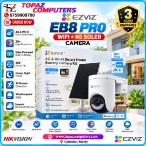 EZVIZ HB8 Pro Solar SIM + WiFi Camera Sri Lanka
