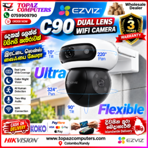 EZVIZ C90 Dual 2K+ Dual Lens WiFi Camera Sri Lanka